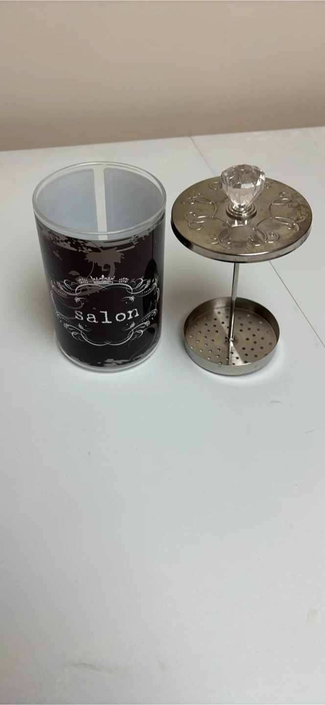 Black Salon Decorative Canister - photo 2