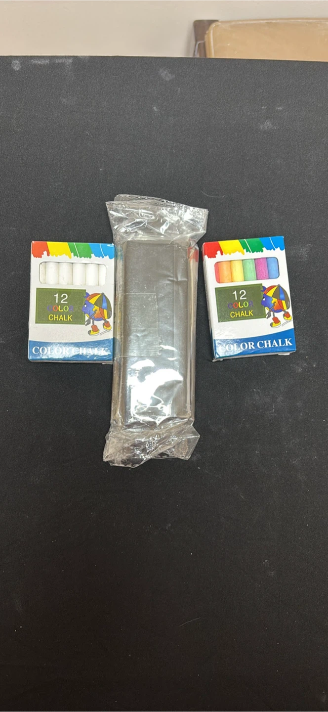 Two Boxes of 12 Color Chalk