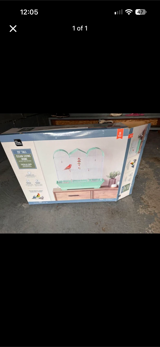 All Living Things Clean Living Home Bird Cage Small