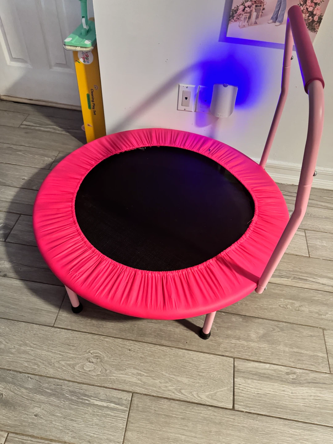 Pink Mini Trampoline