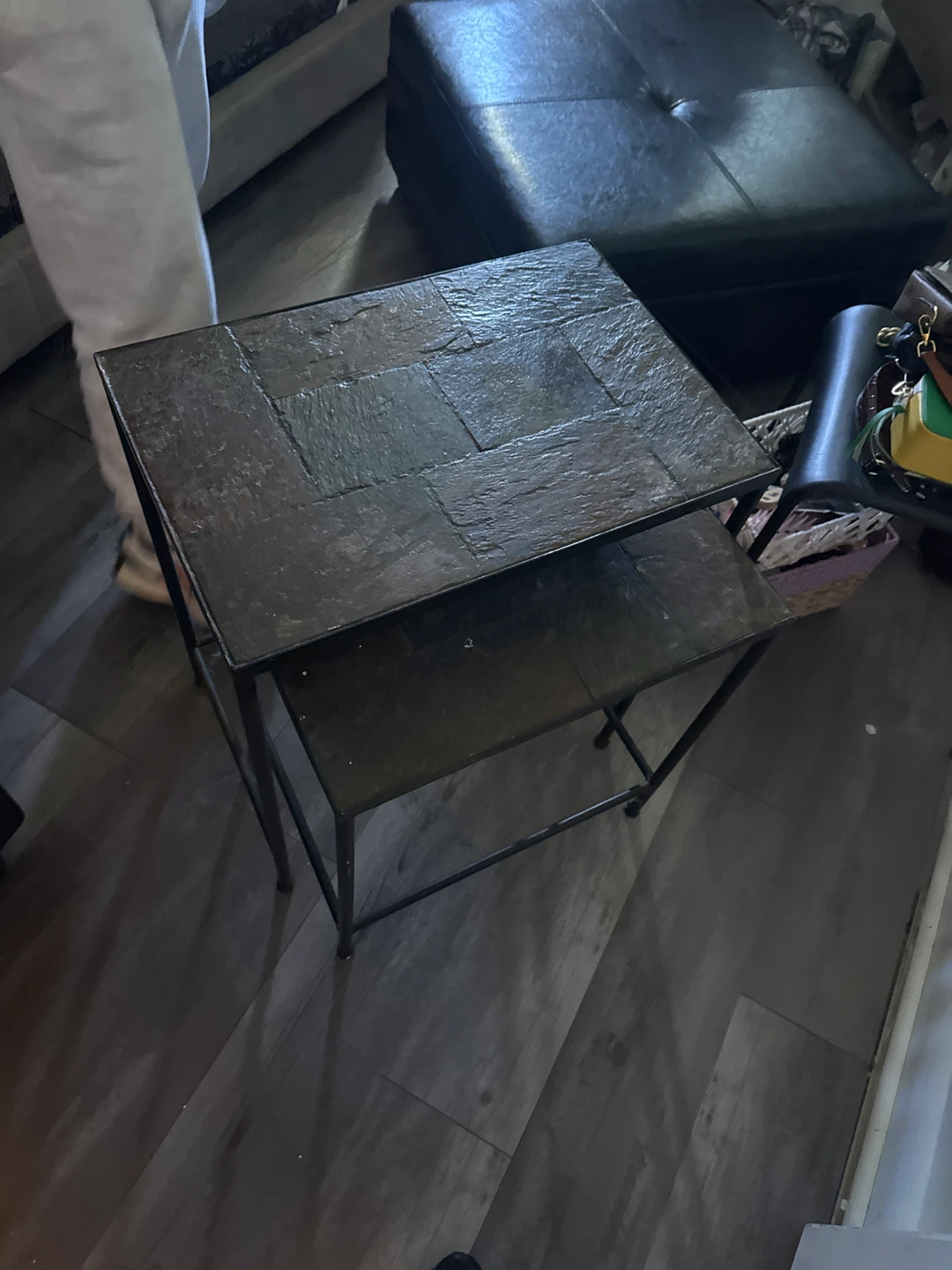 Stone Top Nesting Tables