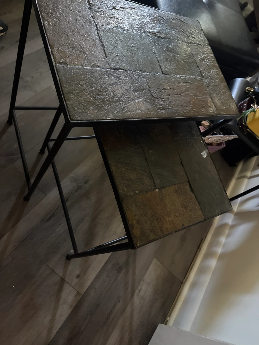 Stone Top Nesting Tables - photo 2