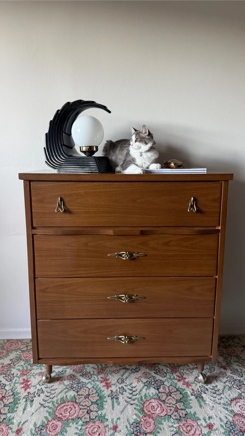 Vintage Tallboy Dresser