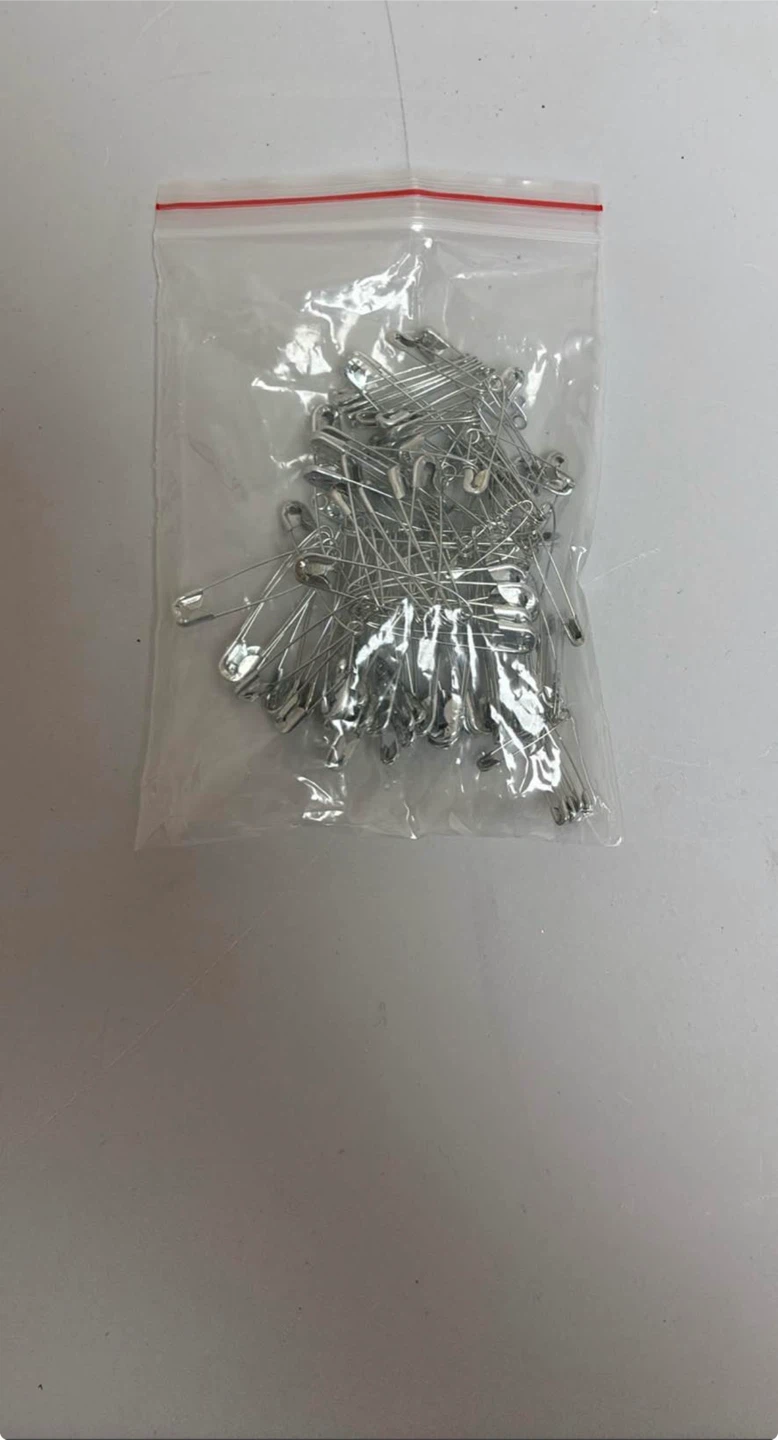 Set of Silver Safety Pins