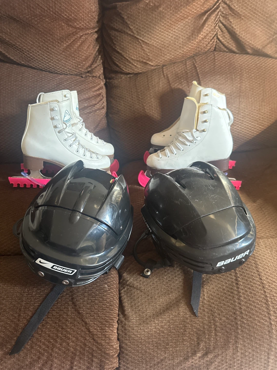 Bauer Hockey Helmets and Figure Skates