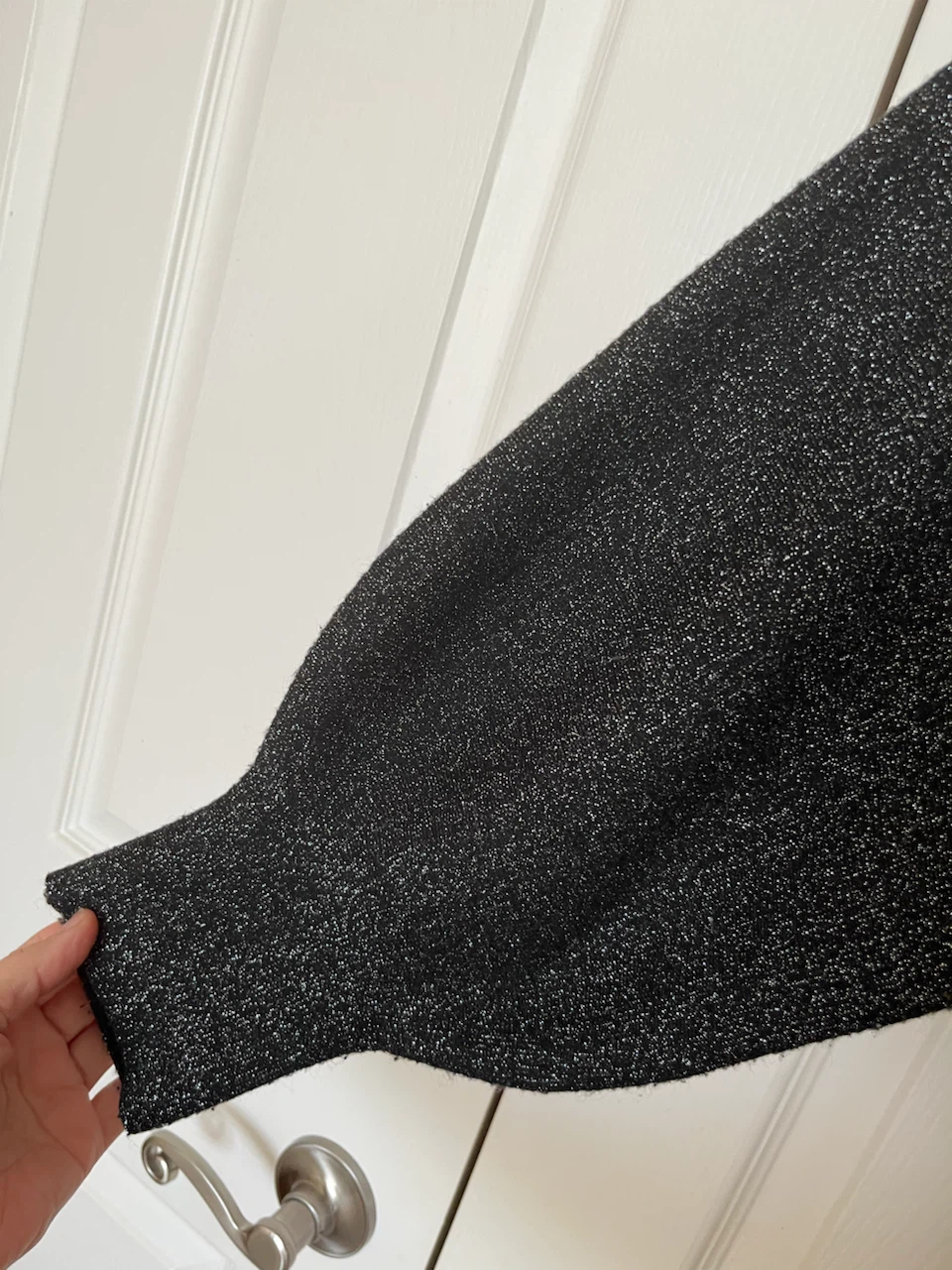 H&M Black Shimmer Knit Dress - photo 3