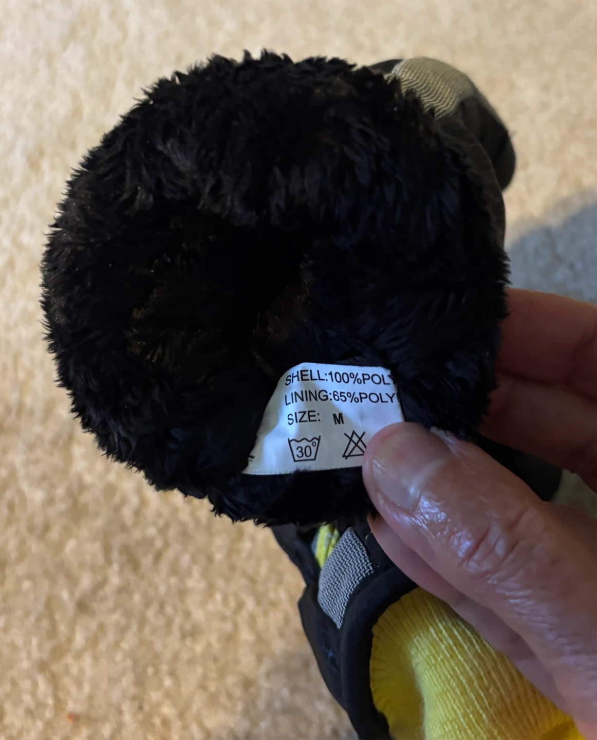 Nanon Winter Gloves - Black and Yellow - photo 4