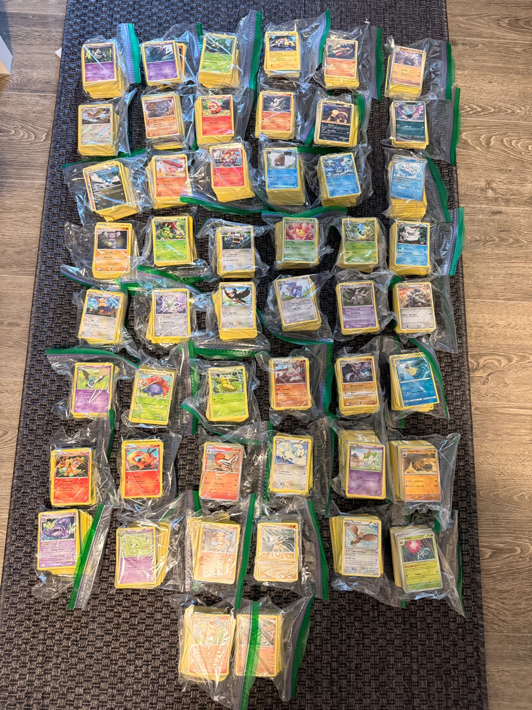 50 Packs of 100 Pokemon Cards