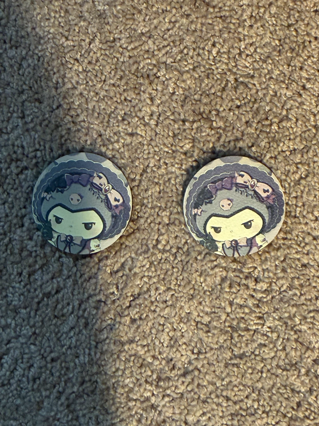 Two Sanrio Kuromi Cup Insert For Car
