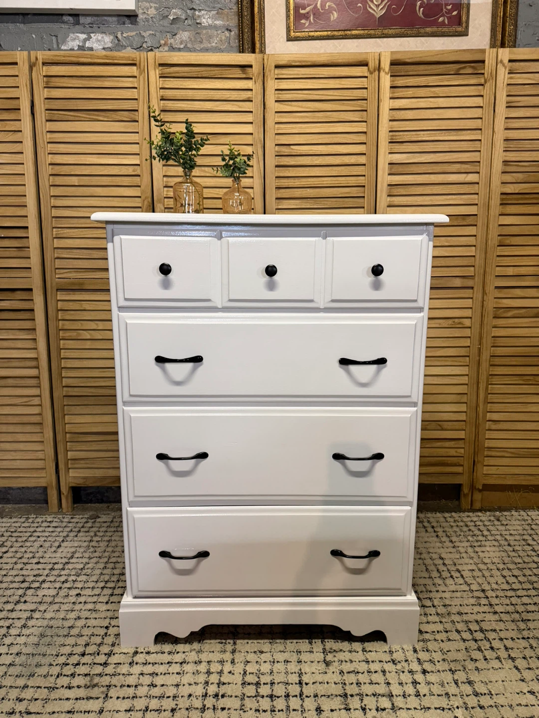 Refinished Solid Wood Dresser