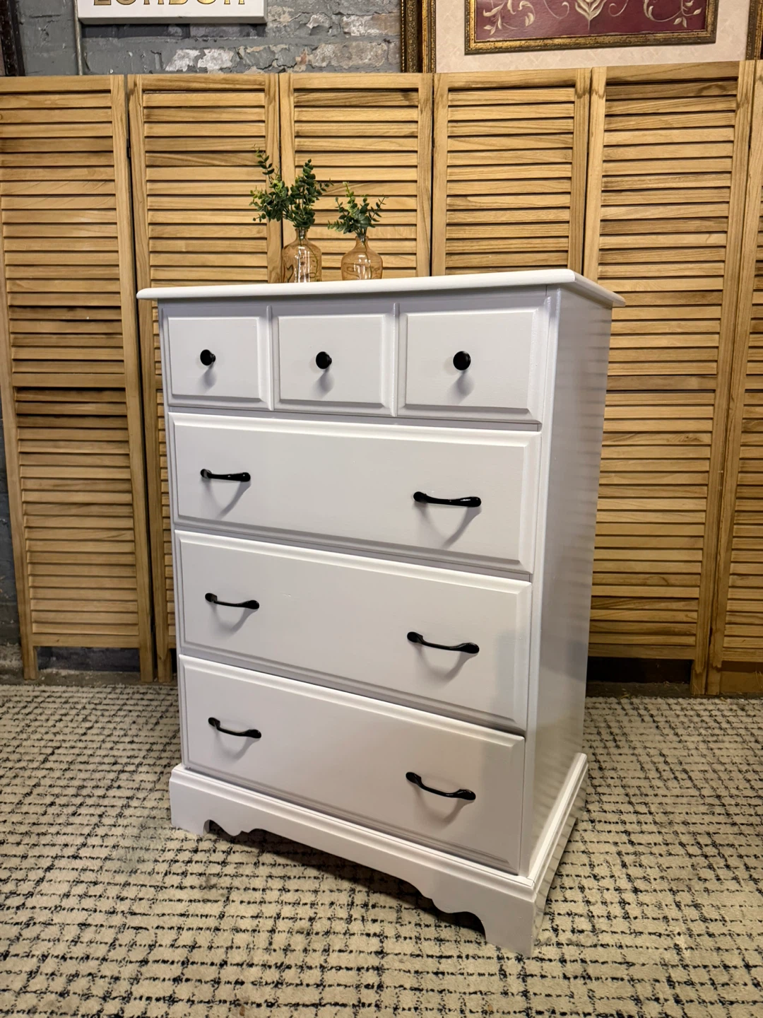 Refinished Solid Wood Dresser - photo 2
