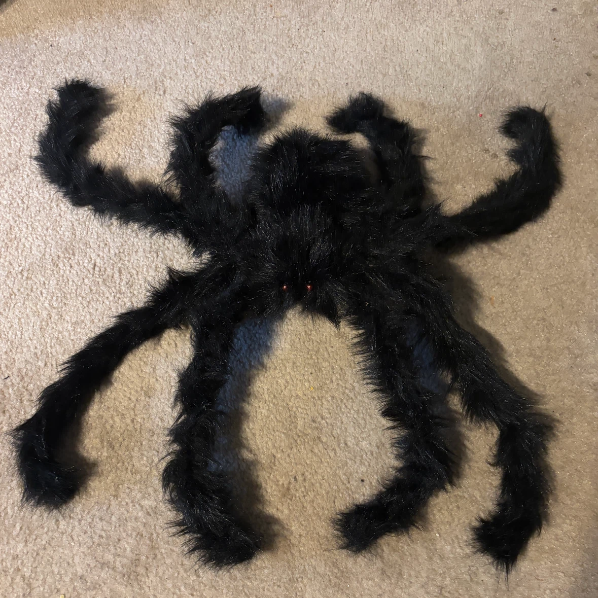 Large Halloween Decorative Spider (approx 18” x 18”) - photo 2
