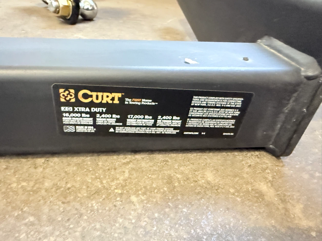 Curt XD Xtra Duty Trailer Hitch Receiver - photo 2
