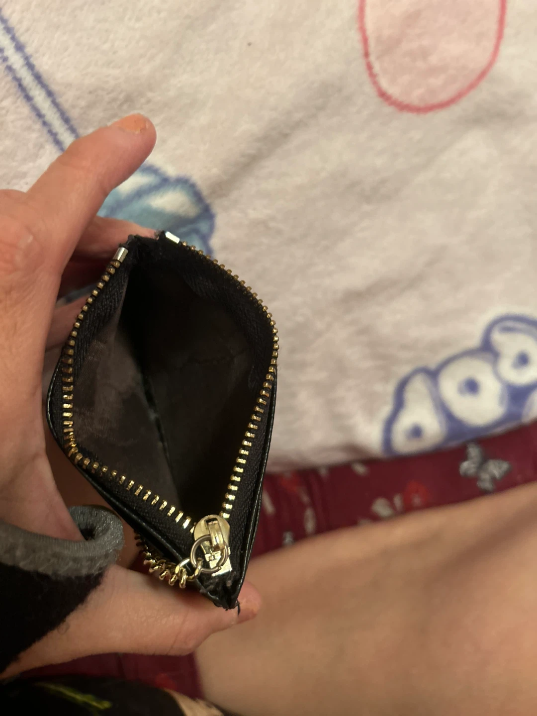 black card holder & coin - photo 3