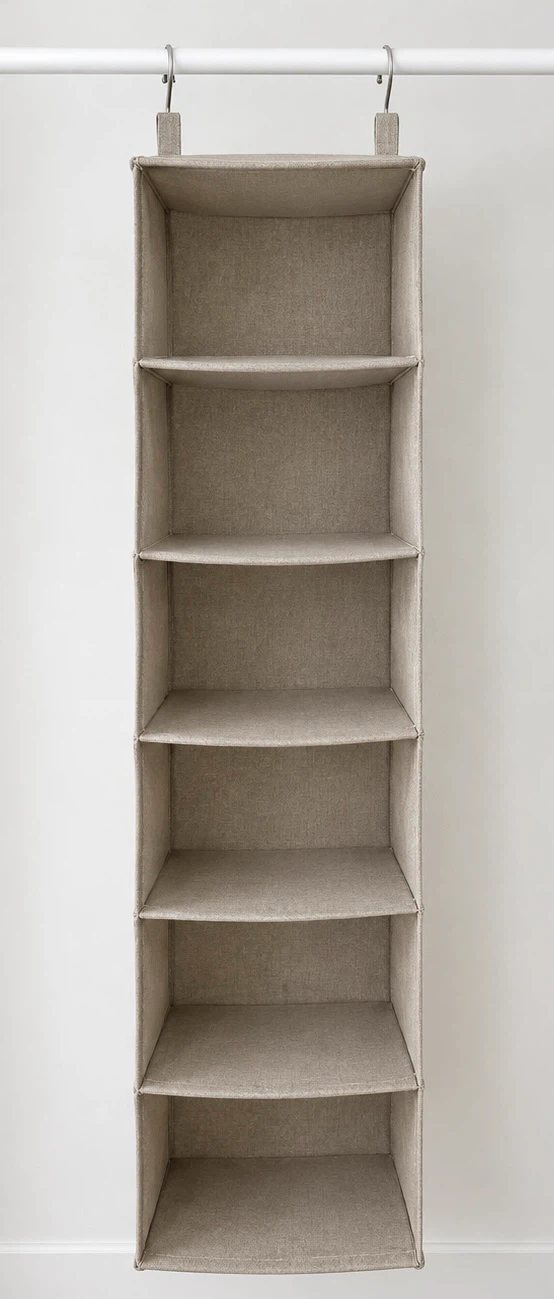 Hanging Closet Organizer 6- Shelf