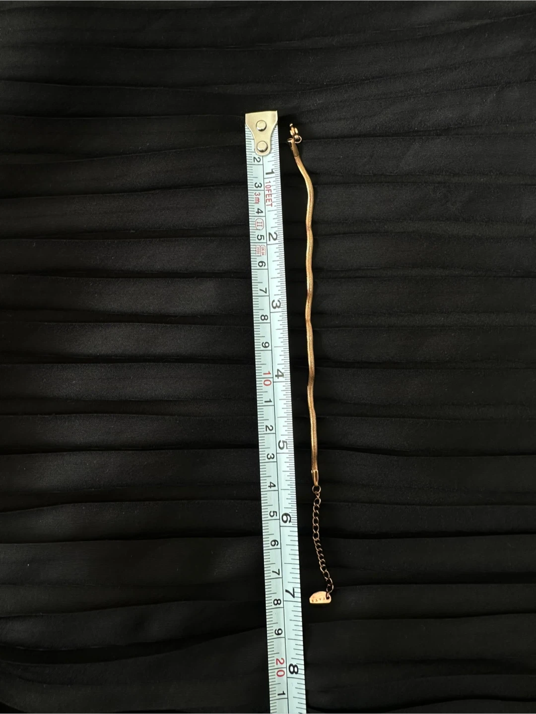 Faye Rose Gold Tone Snake Chain Bracelet - photo 4