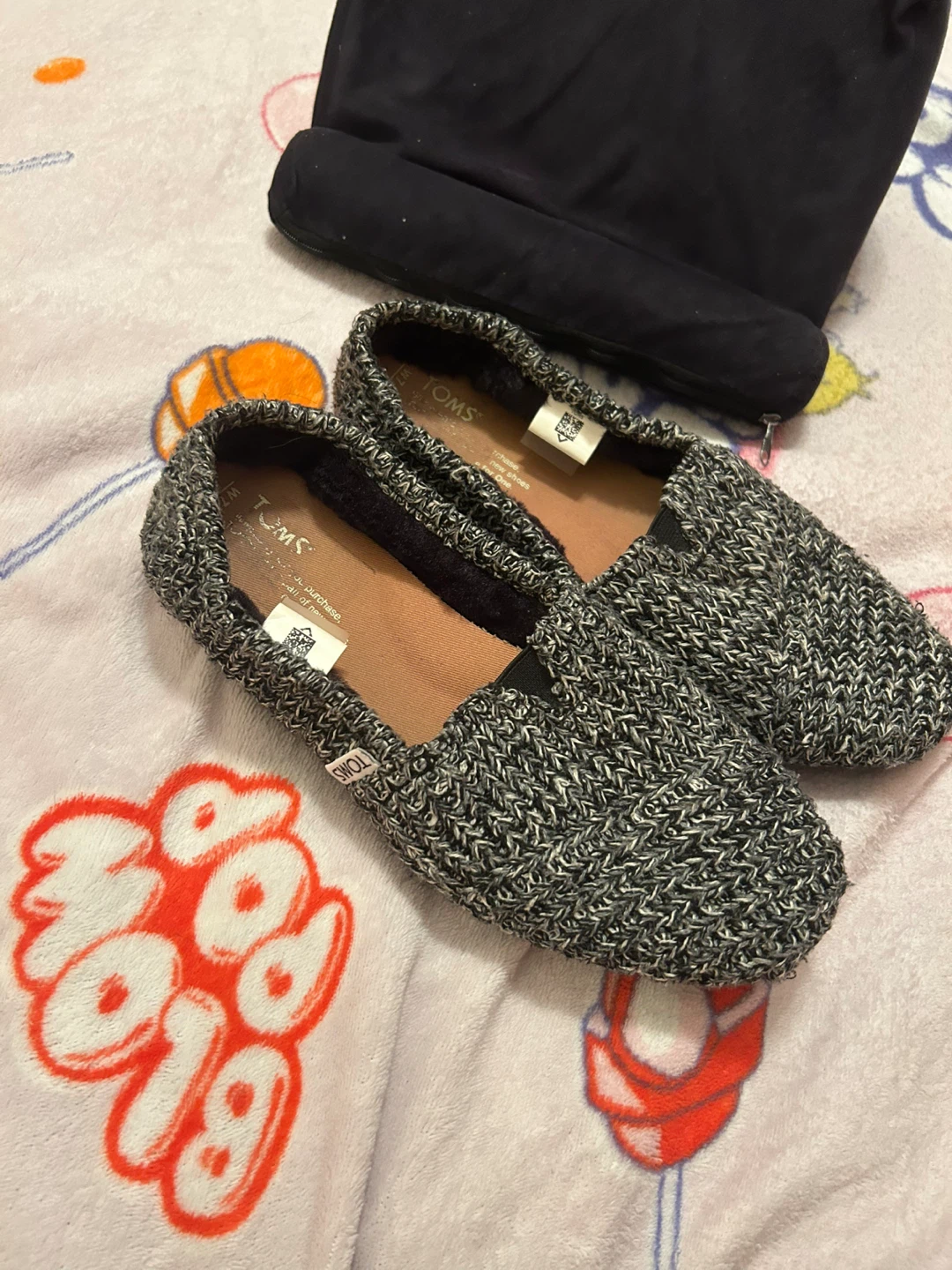 TOMS Women's Knit Slip-On Shoes - Size 7.5