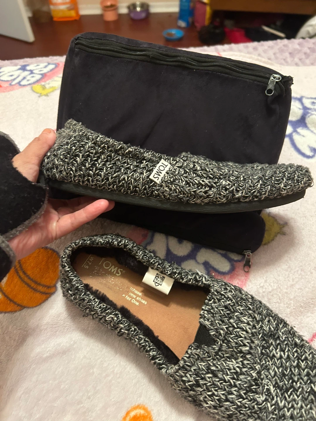 TOMS Women's Knit Slip-On Shoes - Size 7.5 - photo 3