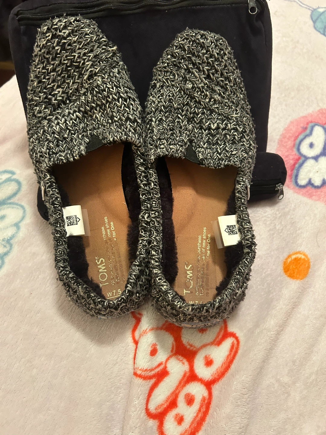 TOMS Women's Knit Slip-On Shoes - Size 7.5 - photo 5