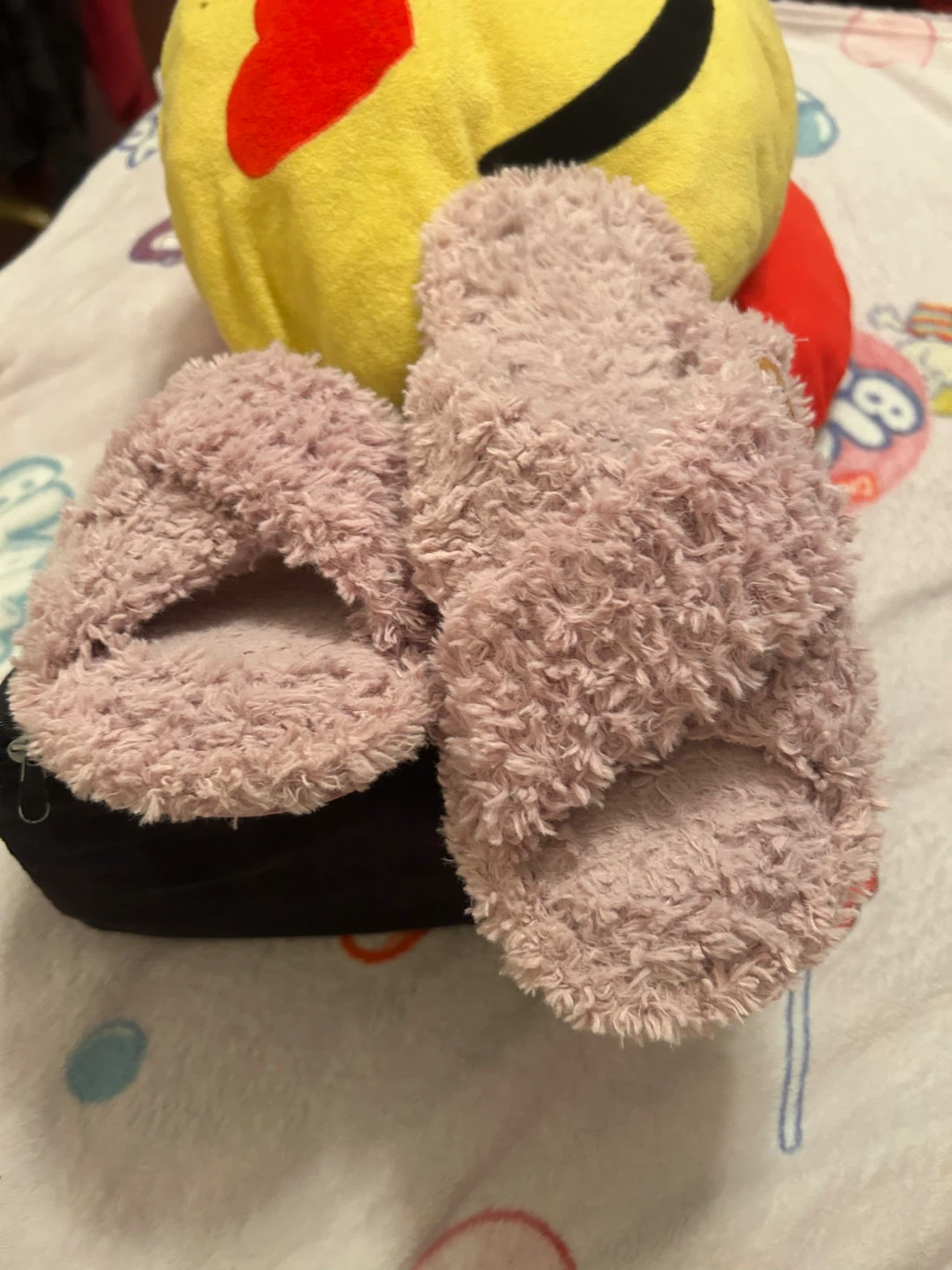 GETOEU  purple  Fuzzy Slippers - photo 2