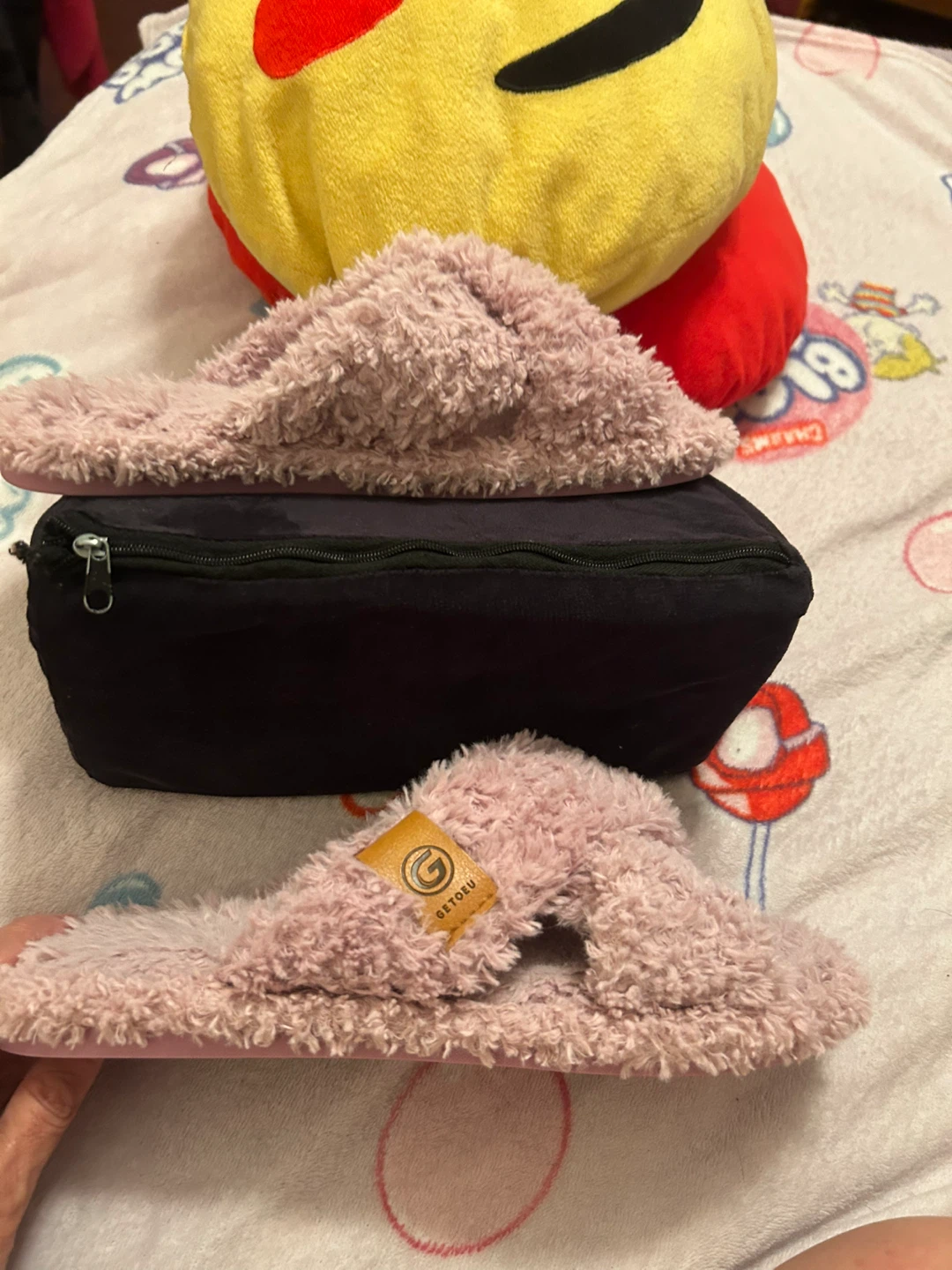 GETOEU  purple  Fuzzy Slippers - photo 5