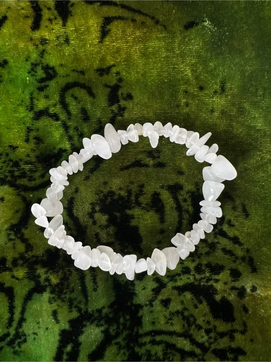 White Quartz Chip Bracelet