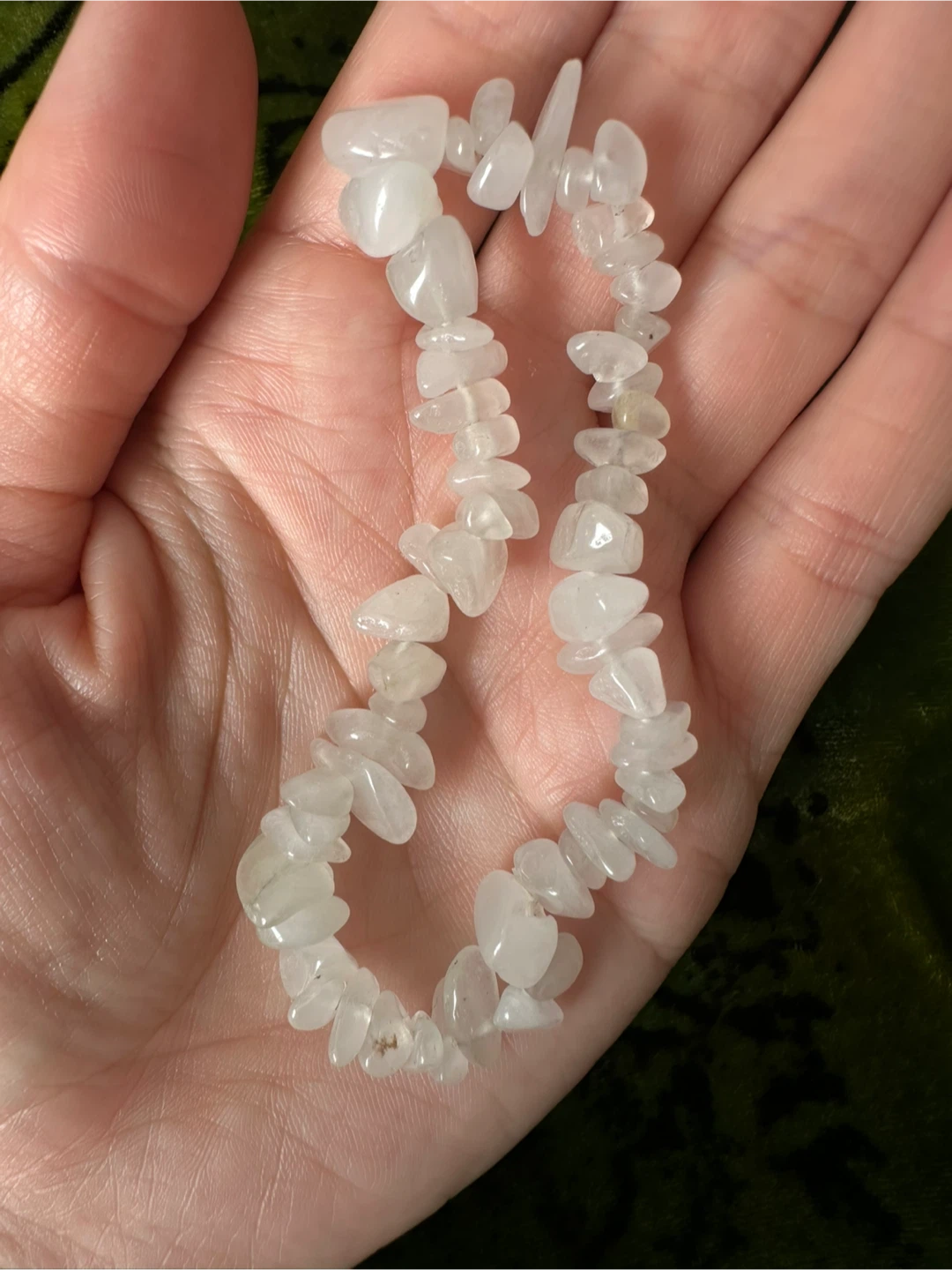 White Quartz Chip Bracelet - photo 3