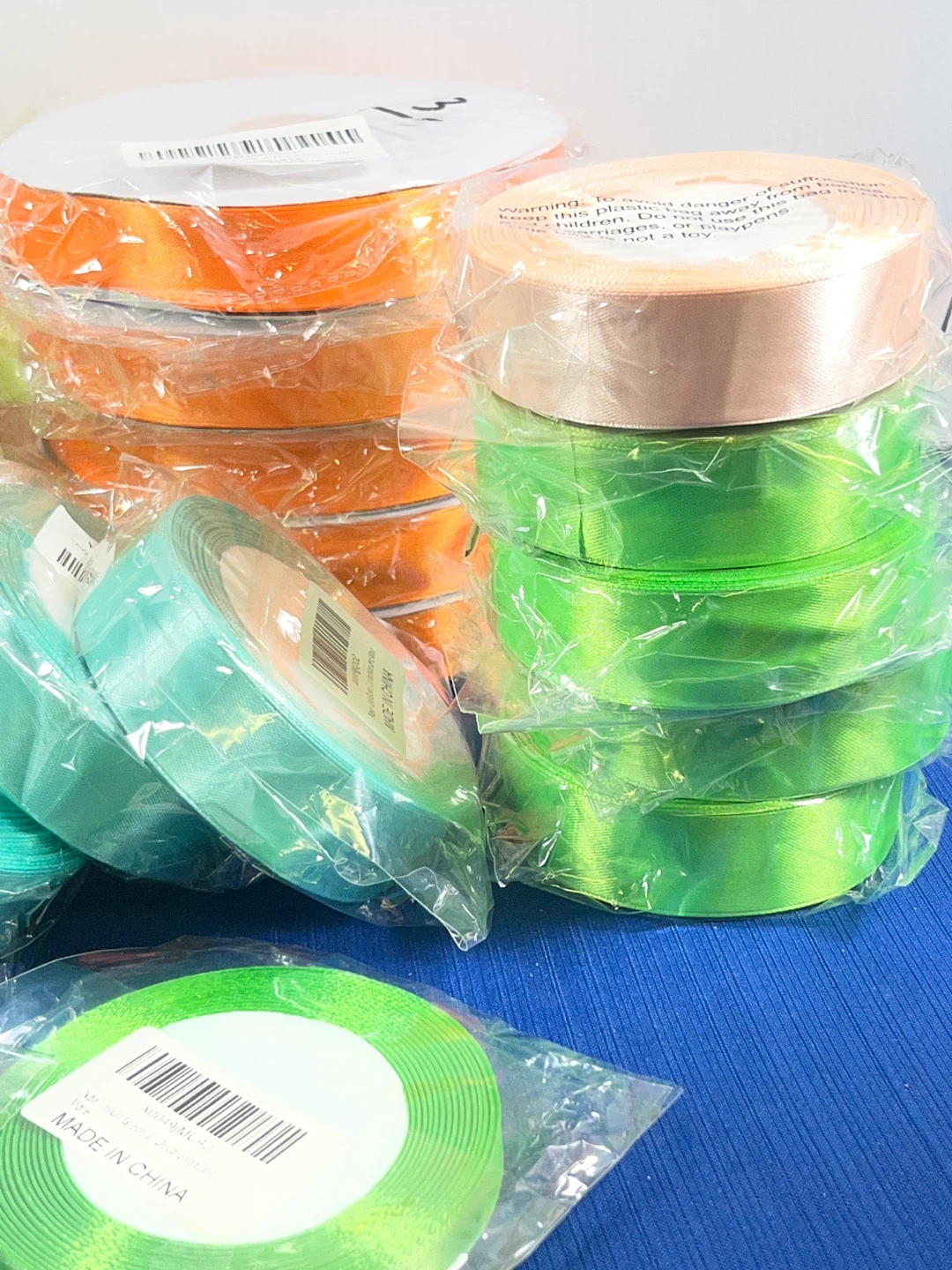 20 Rolls of Brand New Satin Ribbon Craft - photo 4