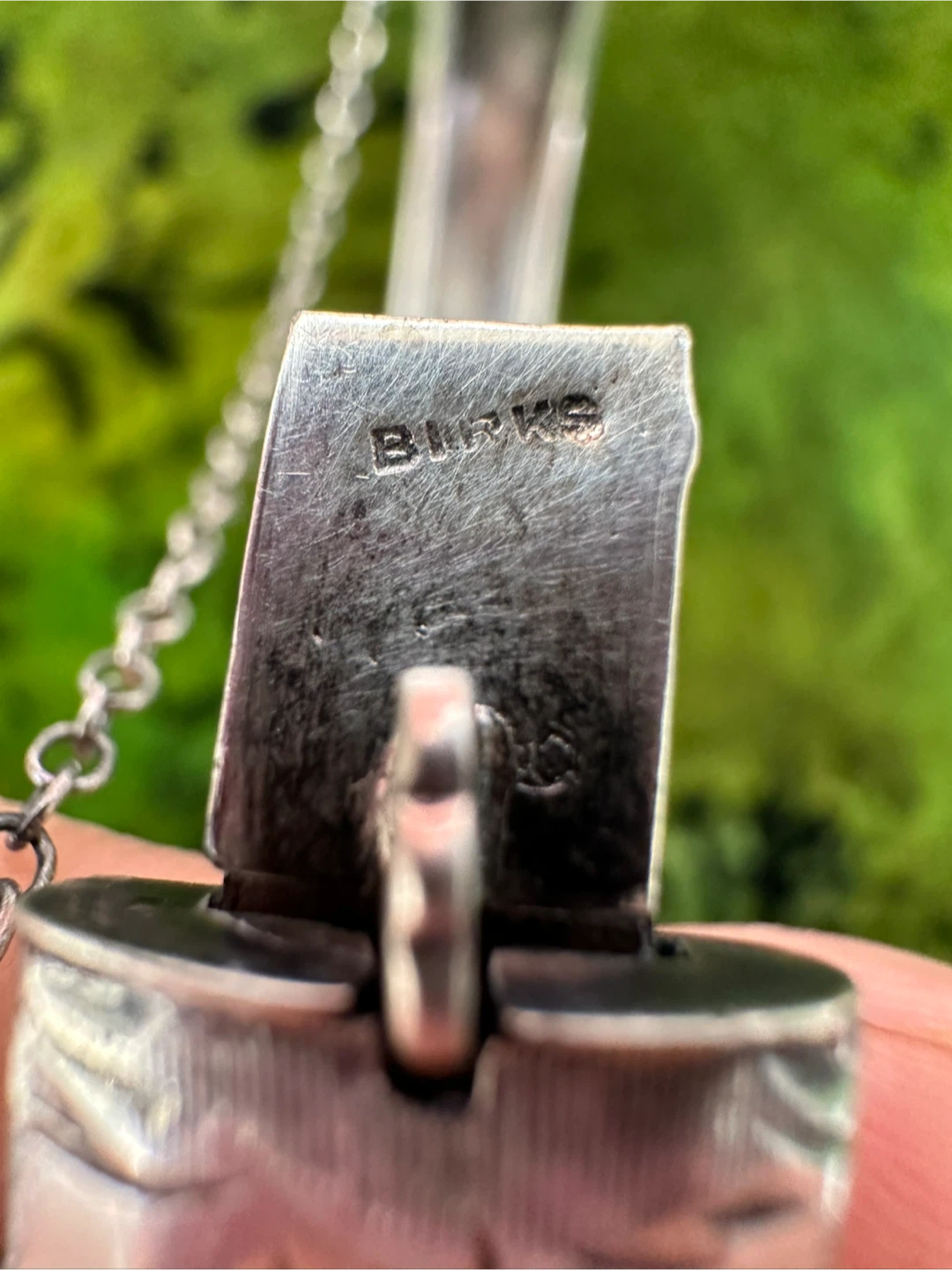 Birks vintage sterling silver engraved hinged bangle - photo 5