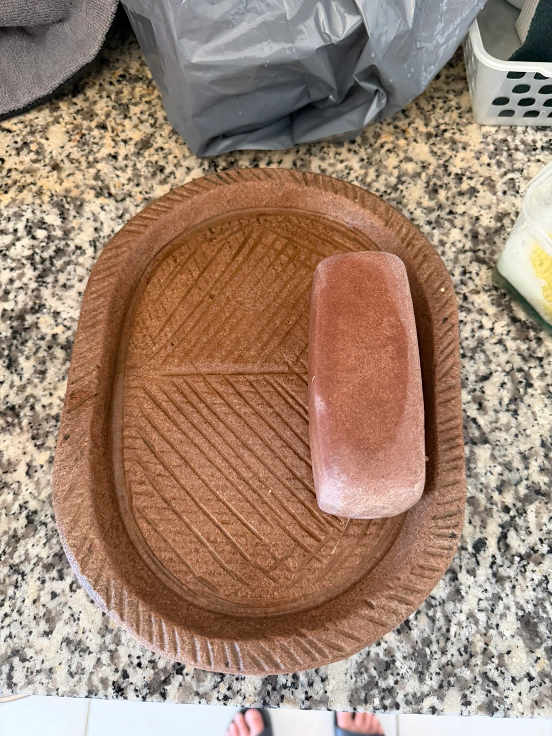 Mortar and Pestle stone Set for Spices Pestos