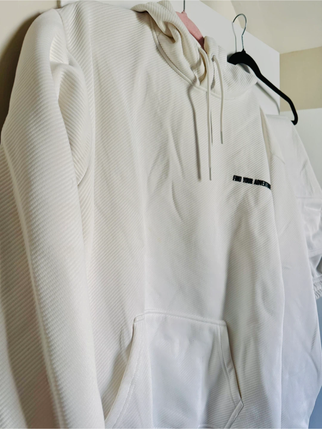 White Men’s Hoodie Set - Fall fashion - photo 2