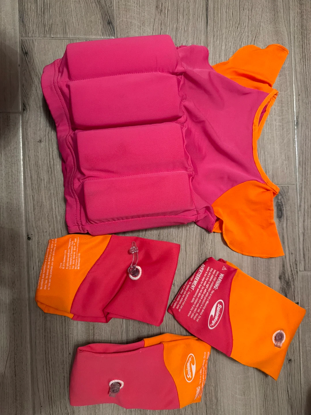 SwimWays Kids Swim Vest and Arm Floaties
