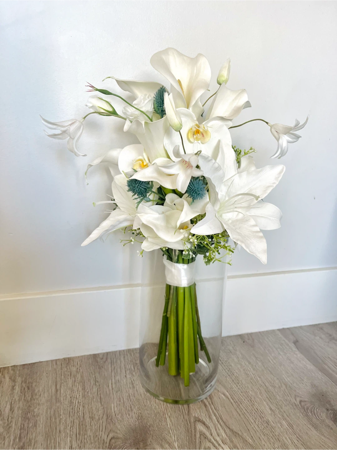 Clear Glass Cylinder Vase
