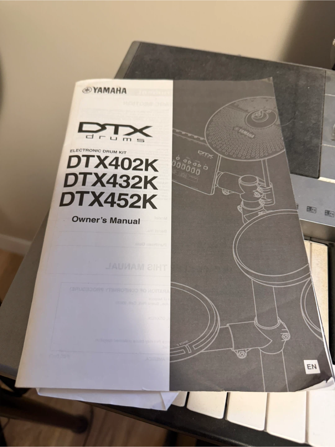 Yamaha DTX Electronic Drum Kit - photo 4