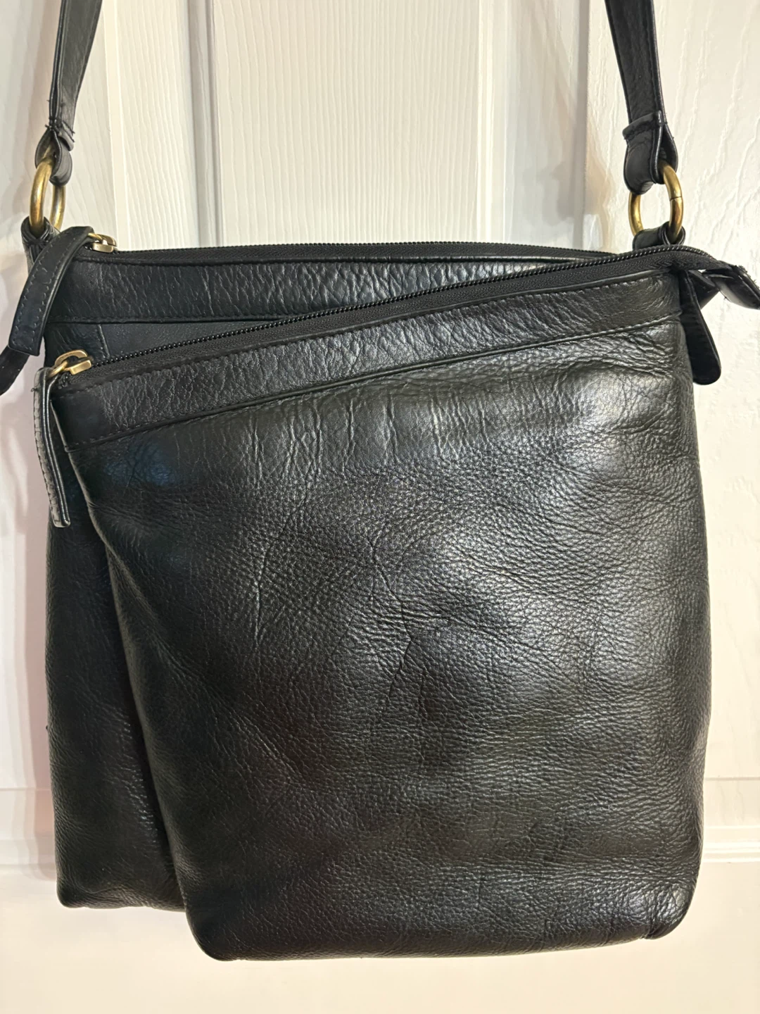Derek Alexander black leather crossbody bag - photo 2