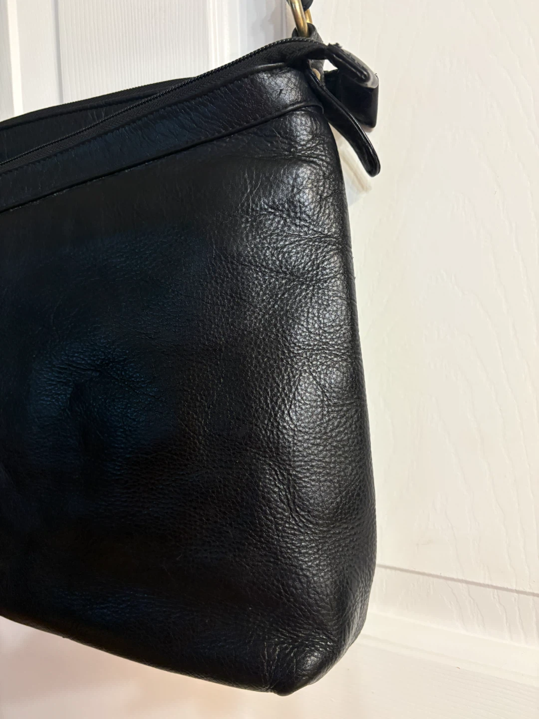 Derek Alexander black leather crossbody bag - photo 4