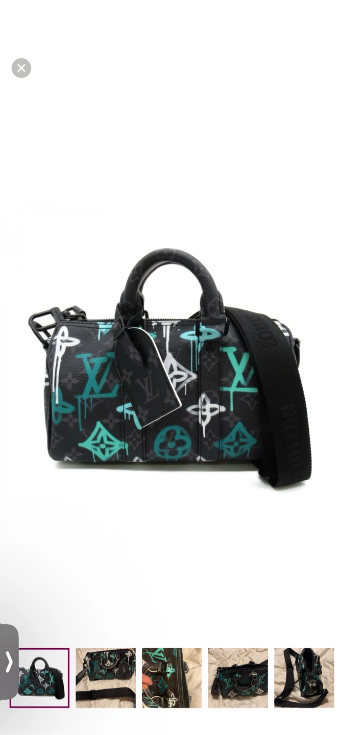 Louis Vuitton Monogram Graffiti Keepall XS