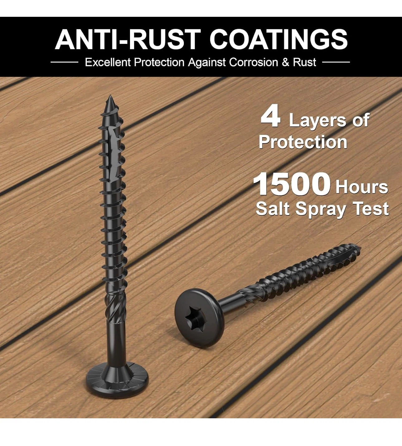 FMhotu #14 Heavy-Duty Wood Screws - photo 3