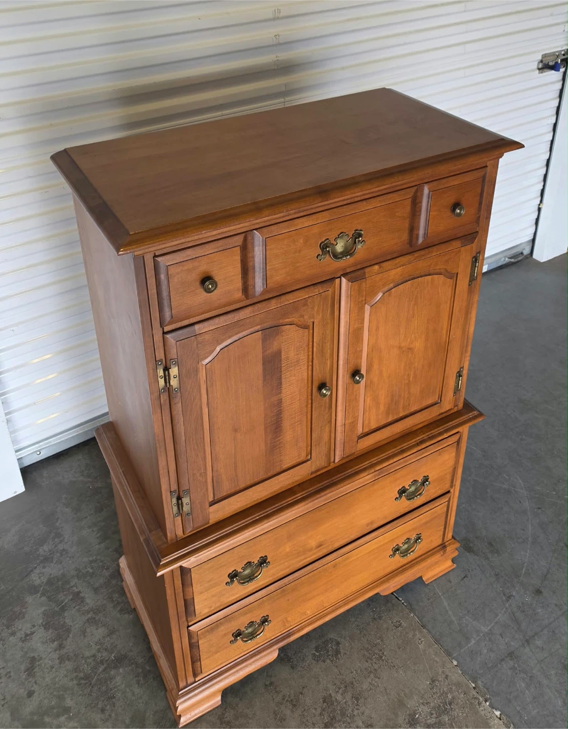 Solid Maple Armoire Chest by Vilas - photo 3