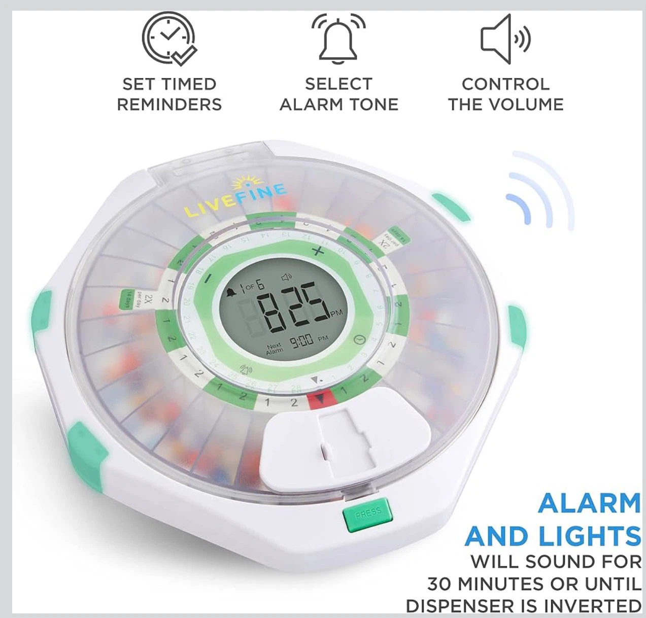 LiveFine Automatic Pill Dispenser - photo 3