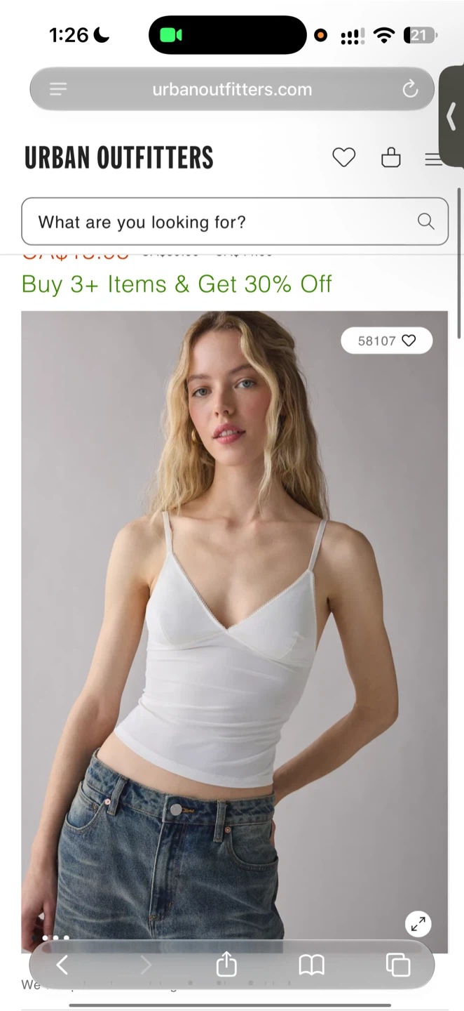 Urban outfitters tank top short sleeve