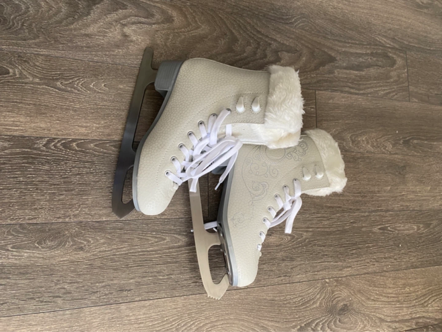 White Recreational Figure Skates