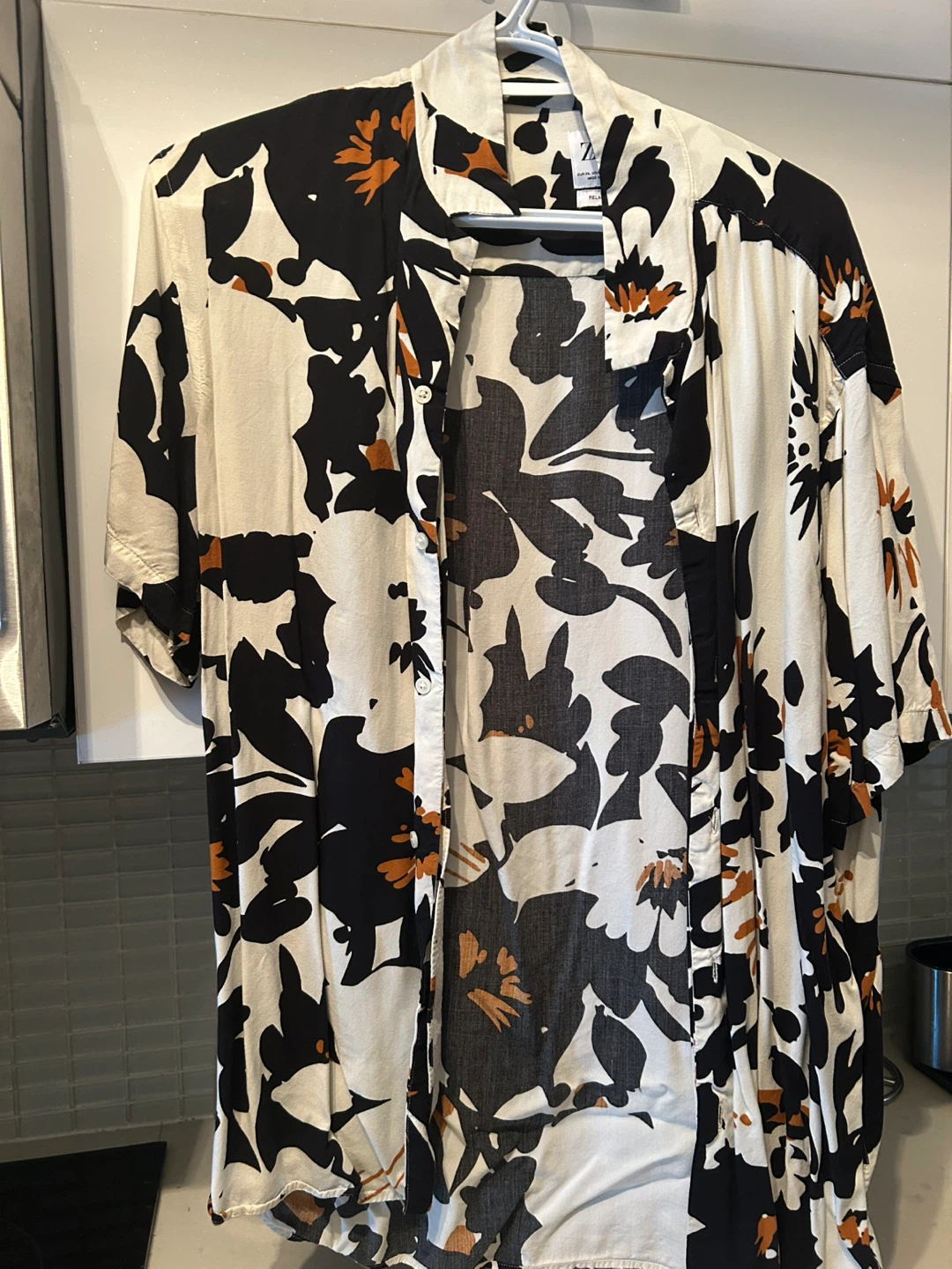 Zara Relaxed Fit Floral Shirt - XL