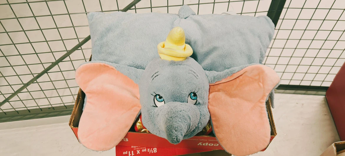 My preloved plush pillow-Dumbo