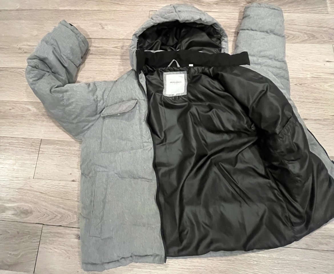Jack & Jones winter Gray Puffer Jacket size Xl - photo 3
