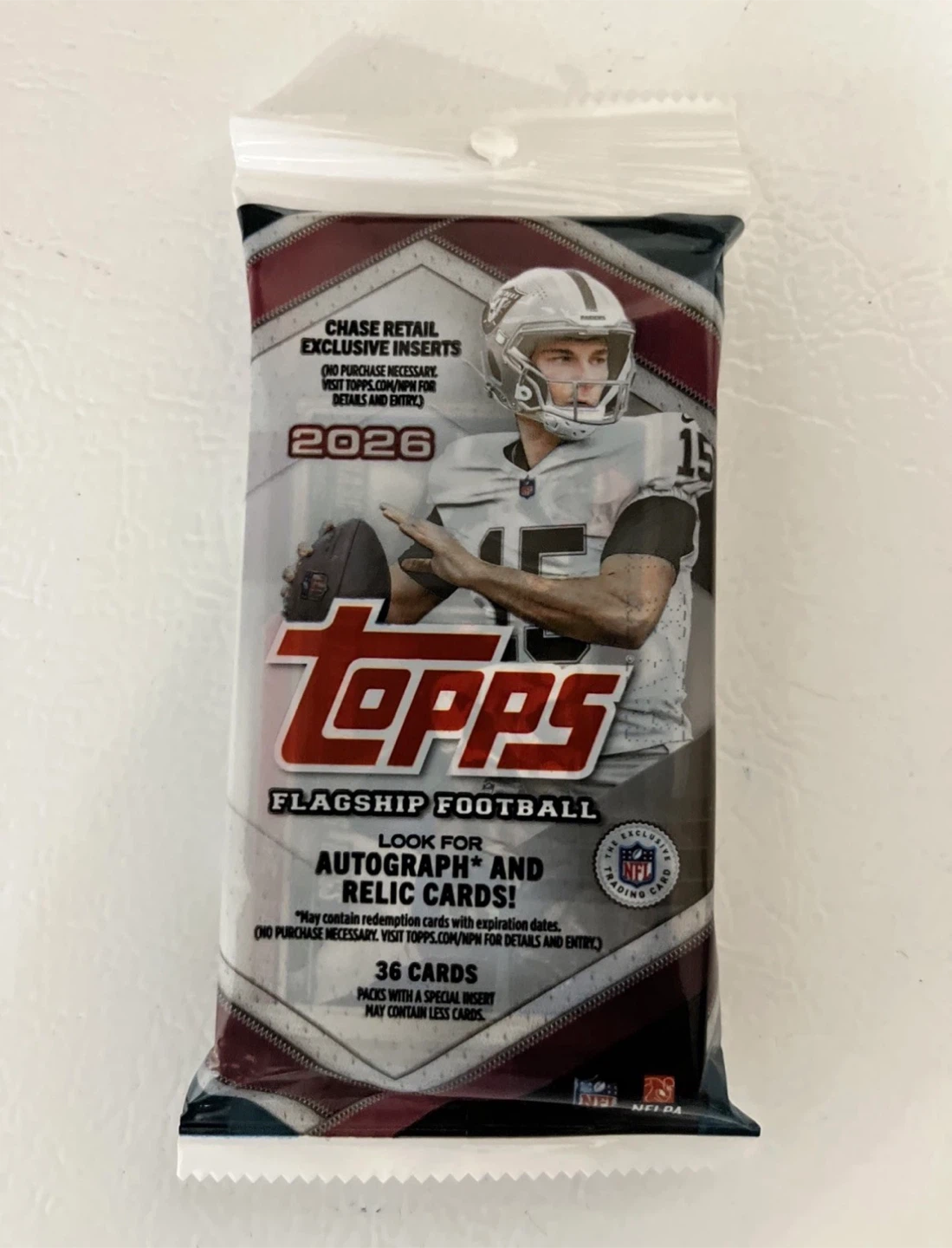 2026 Topps Flagship Football Trading Card Pack