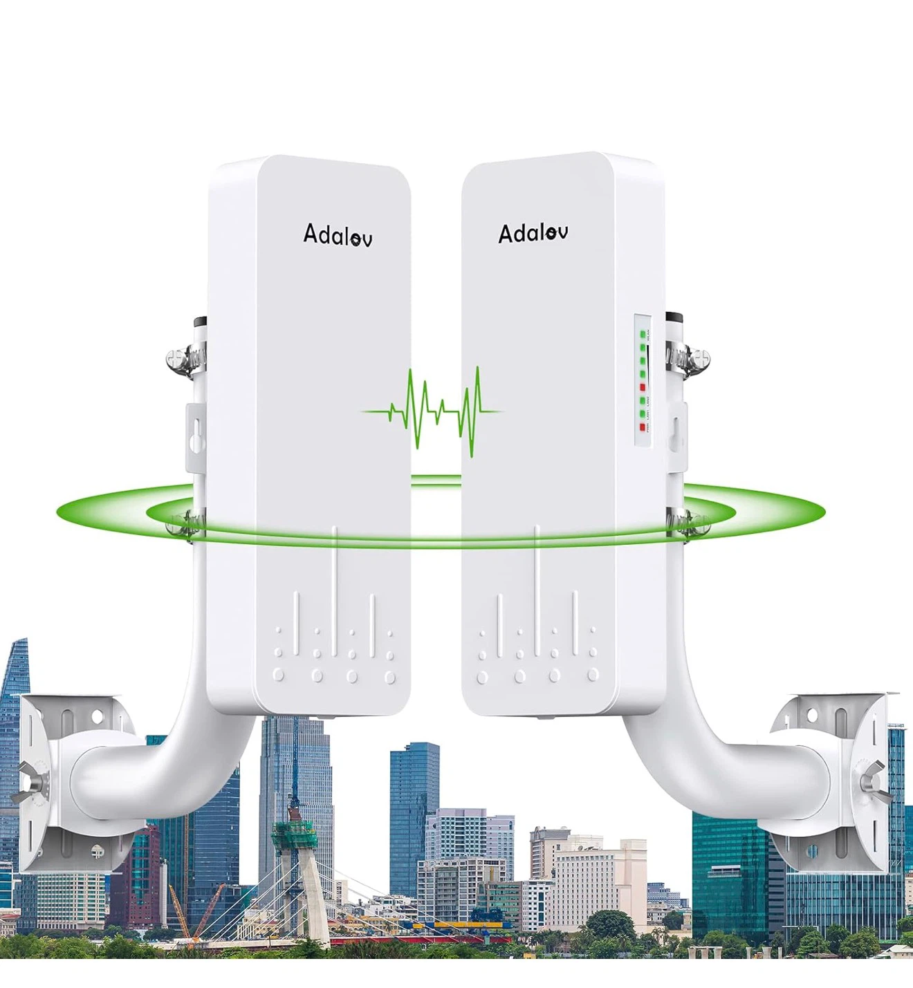 Wireless Bridge with 2 Bracket Mounts, 3KM 5.8G