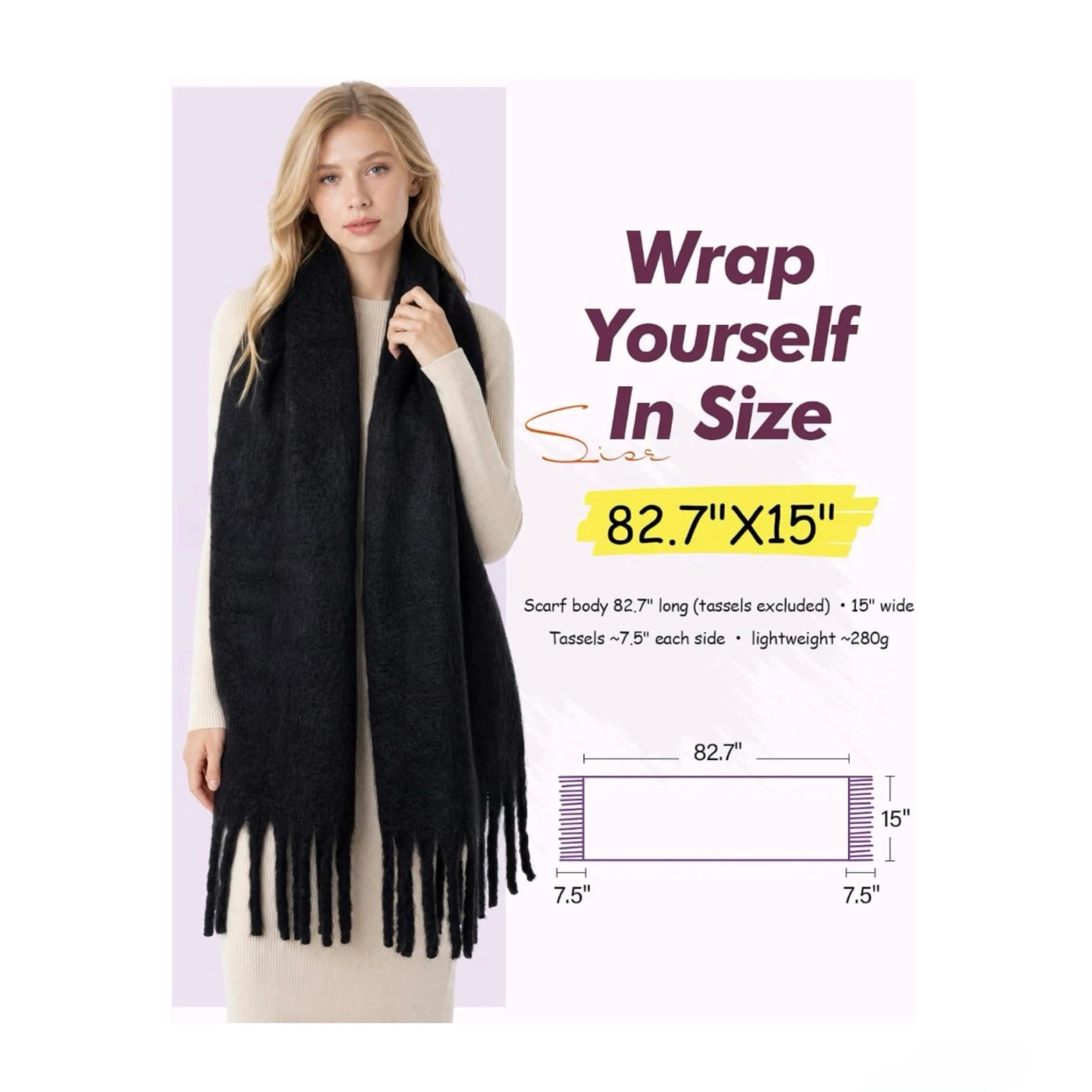 Brand new Scarf For Women Winter Thick - photo 3