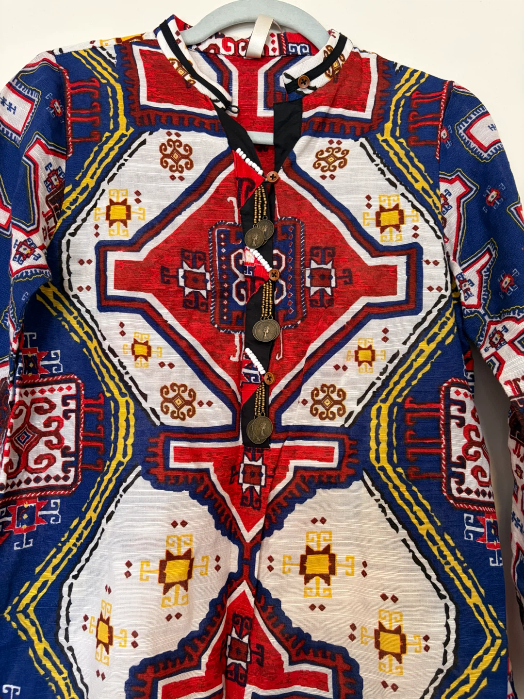 Patterned Boho Tunic Top - photo 2