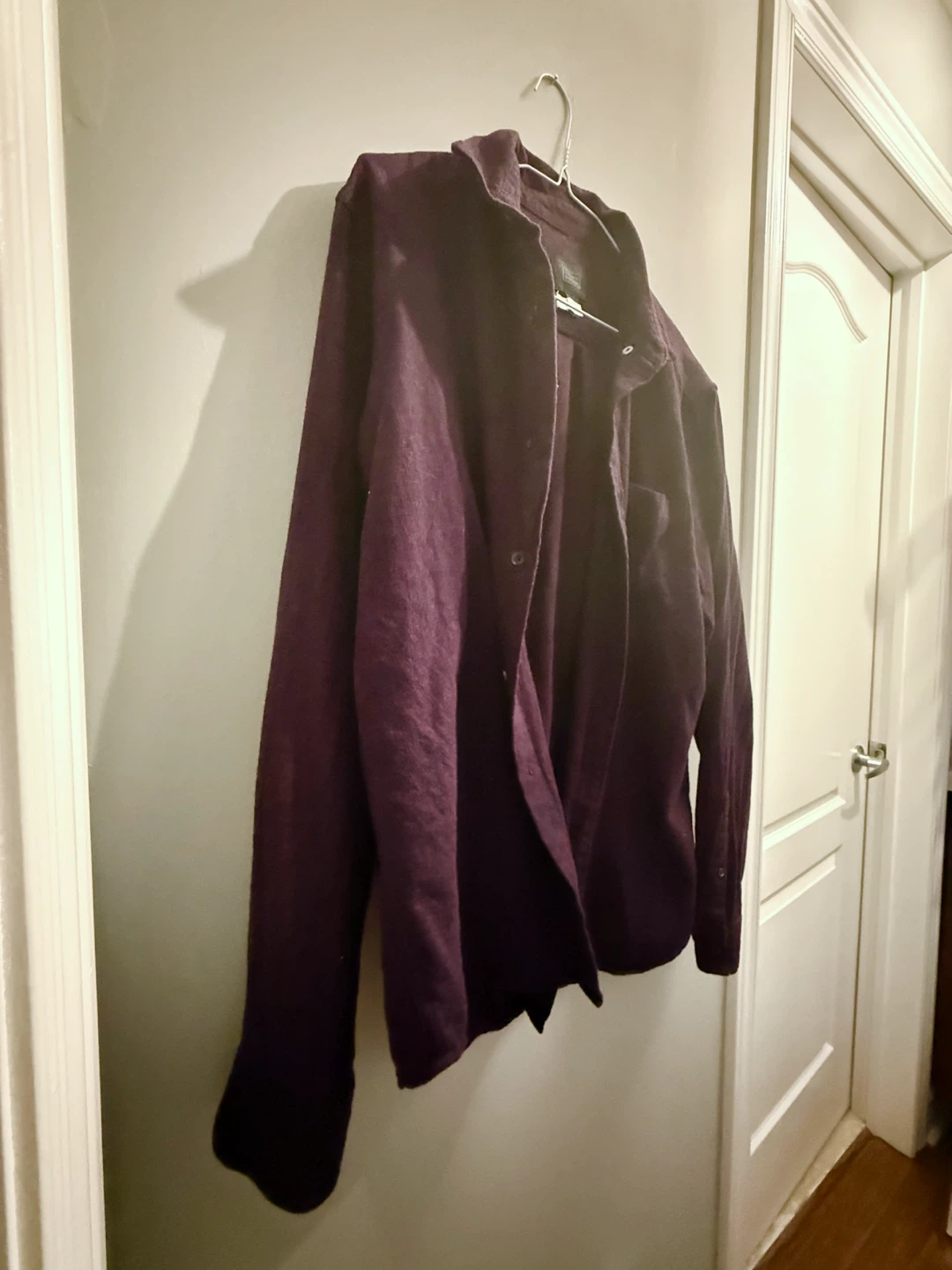 14th & Union Men's Dark Purple Long-Sleeve Button-Down Shirt - L - photo 2